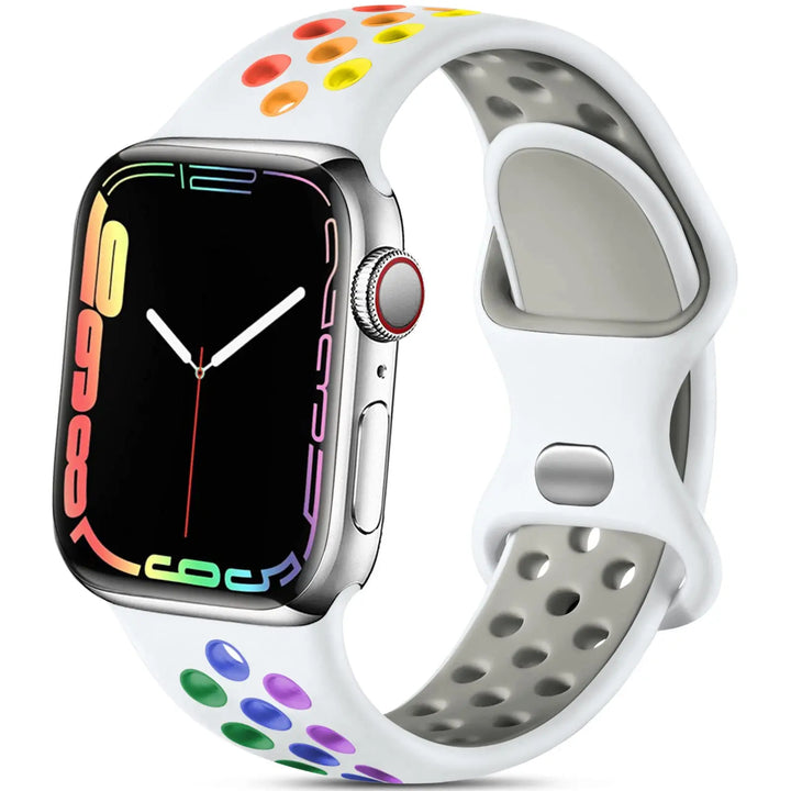 Silicone Apple Watch Band – Multi‑Size (38–49mm)