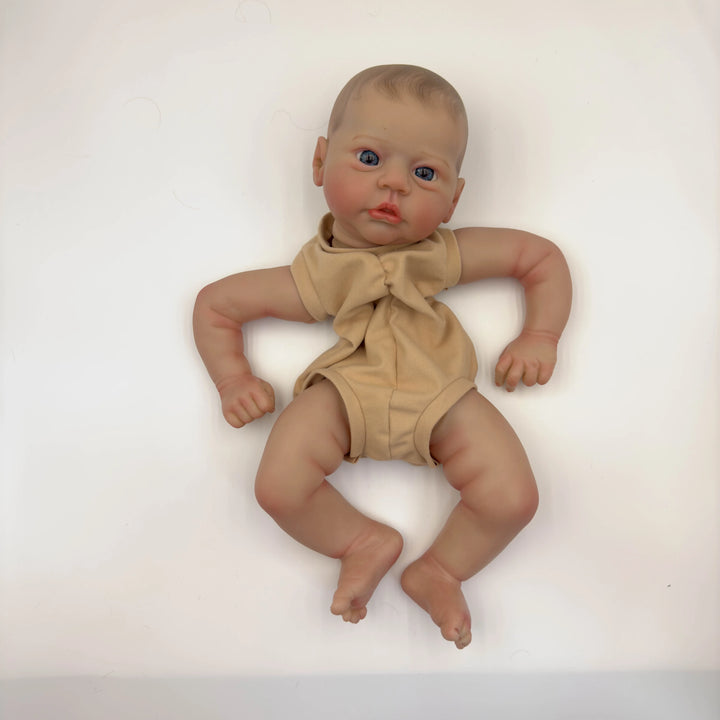 19″ Evi Reborn Doll Kit – Painted DIY Doll Parts with Hand‑Painted Hair