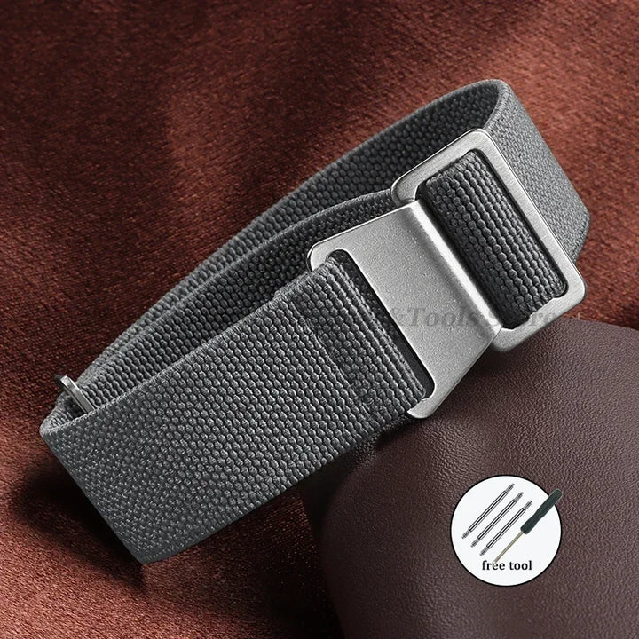 Elastic Nylon Watch Strap 18/20/22mm (Sport Band)