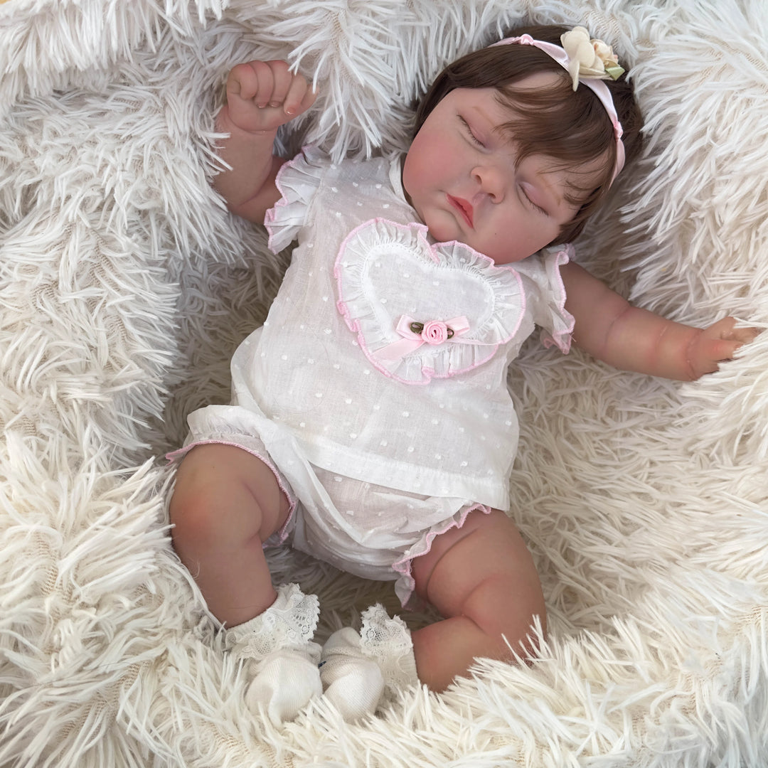 50 cm Peaches Soft‑Body Reborn Baby Girl Doll