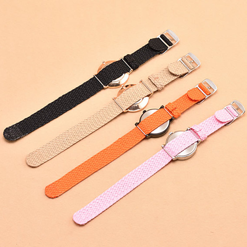 Nylon Weave Watch Strap for Perlon Watchband Wristband Women Men Bracelet Watch Accessories 14mm 16mm 18mm 20mm 22mm Sport Band