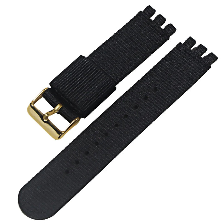 Nylon Canvas Watch Strap – 17/19/20mm for Swatch with Buckle