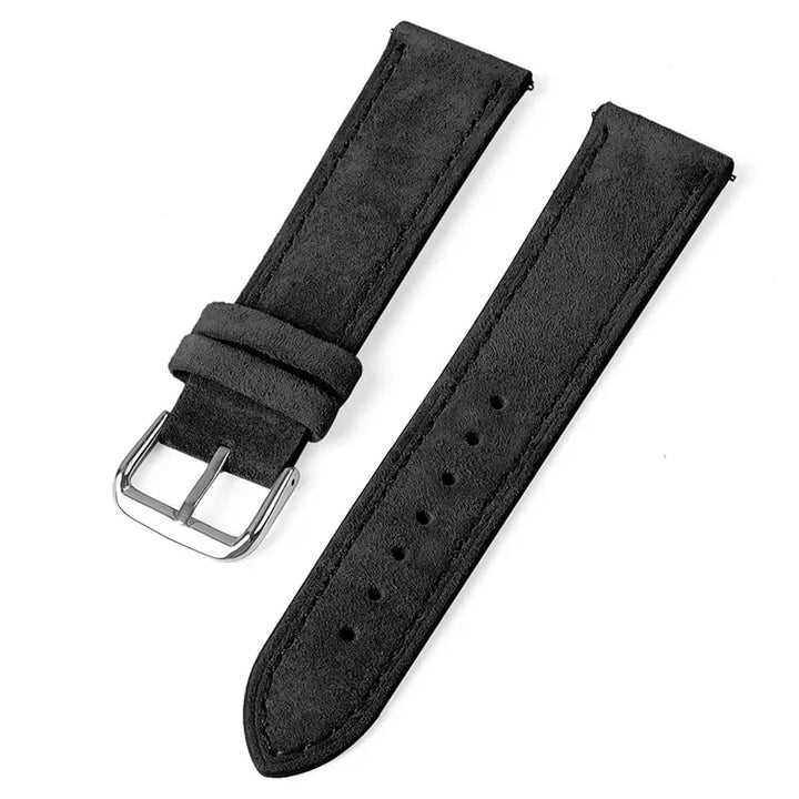 Suede Leather Watch Strap – 18–24mm for Seiko & Huawei GT Series
