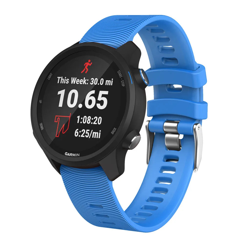 20mm Silicone Watch Strap for Garmin Forerunner & Venu Series