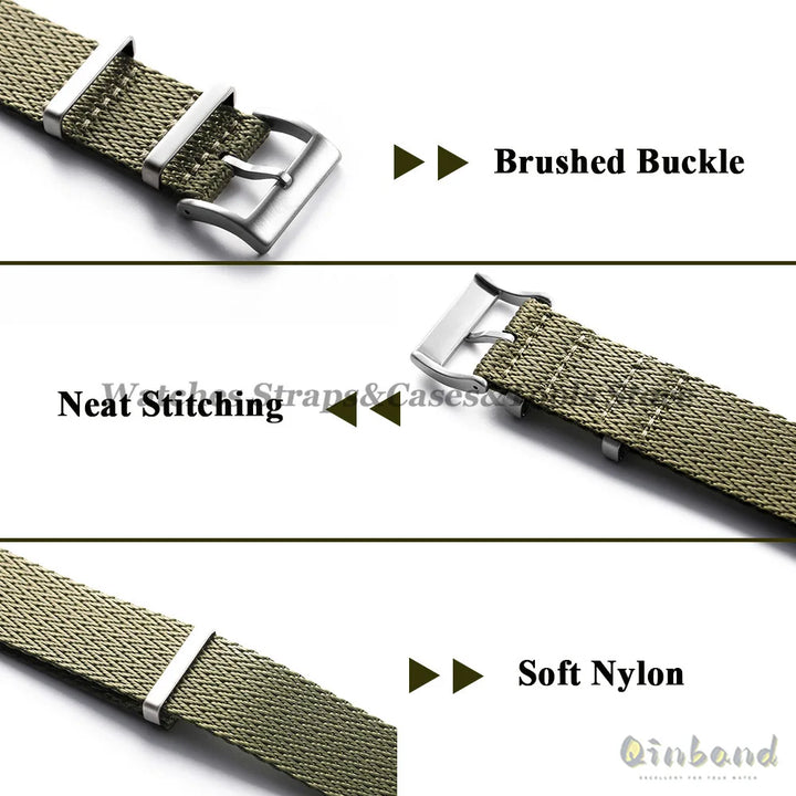 Military Nylon Watch Strap – 18-22mm
