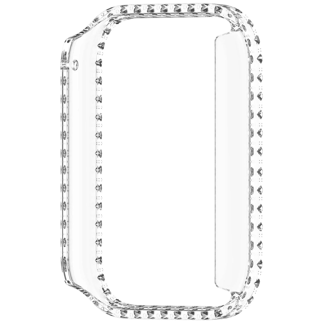 Hollow PC Protective Case with Rhinestones for Xiaomi Mi Band 9 Pro