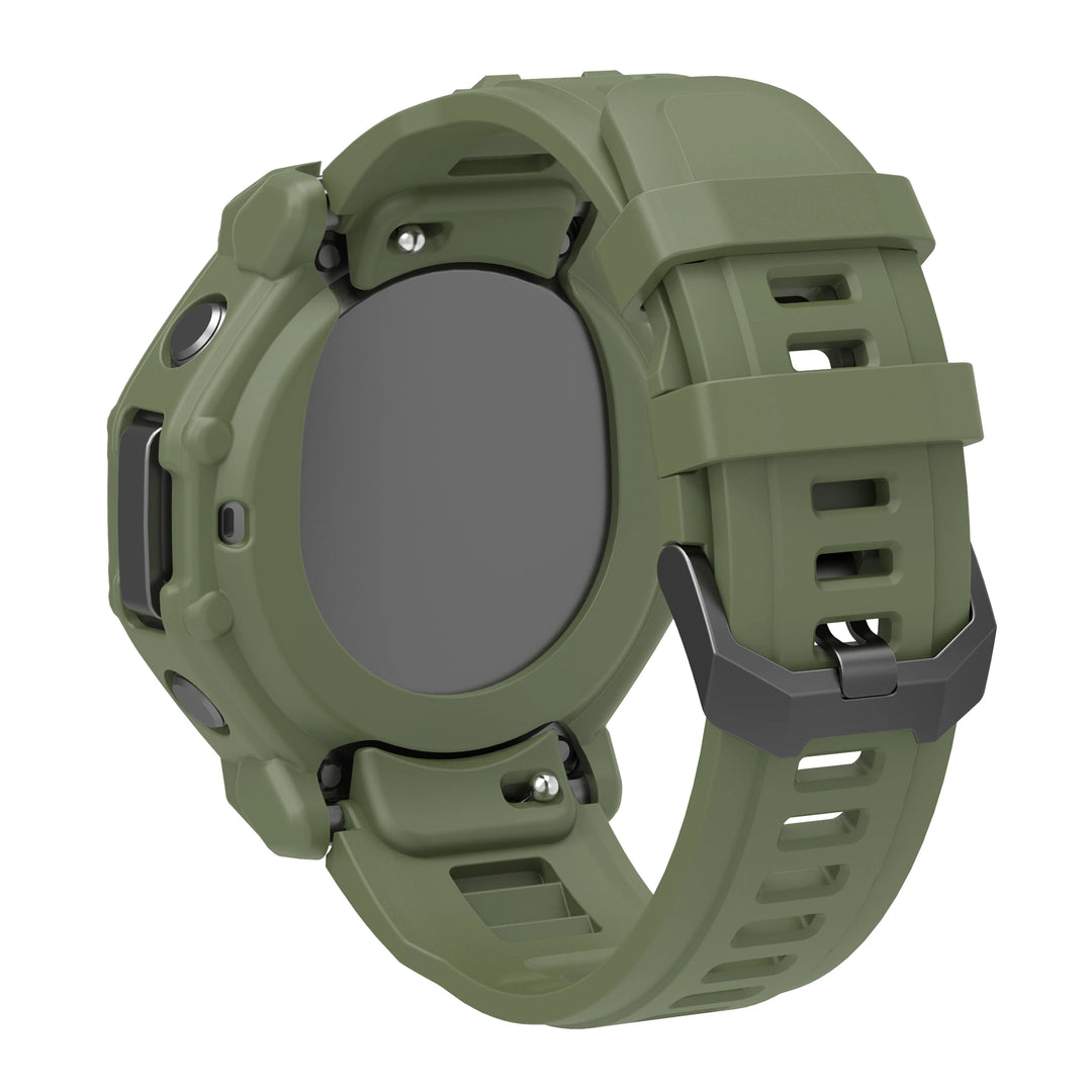 Silicone Strap & Protective Case for Amazfit T-Rex 3 Pro – 48mm Replacement Band