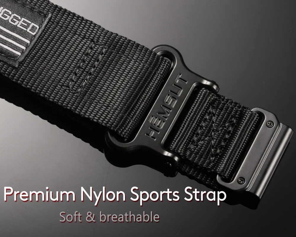 HEMSUT Nylon Sports Strap for Garmin Fenix & Forerunner Series