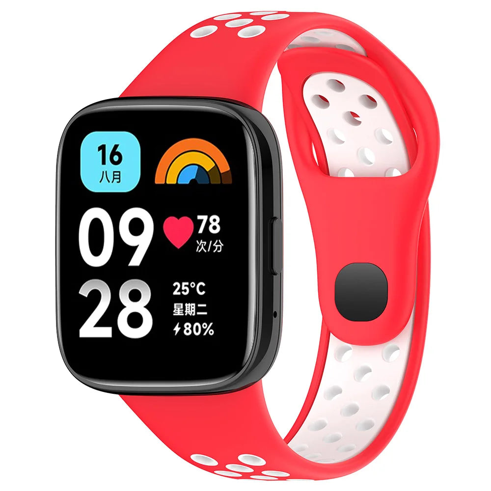 Dual-Color Silicone Strap for Redmi Watch 3/3 Lite