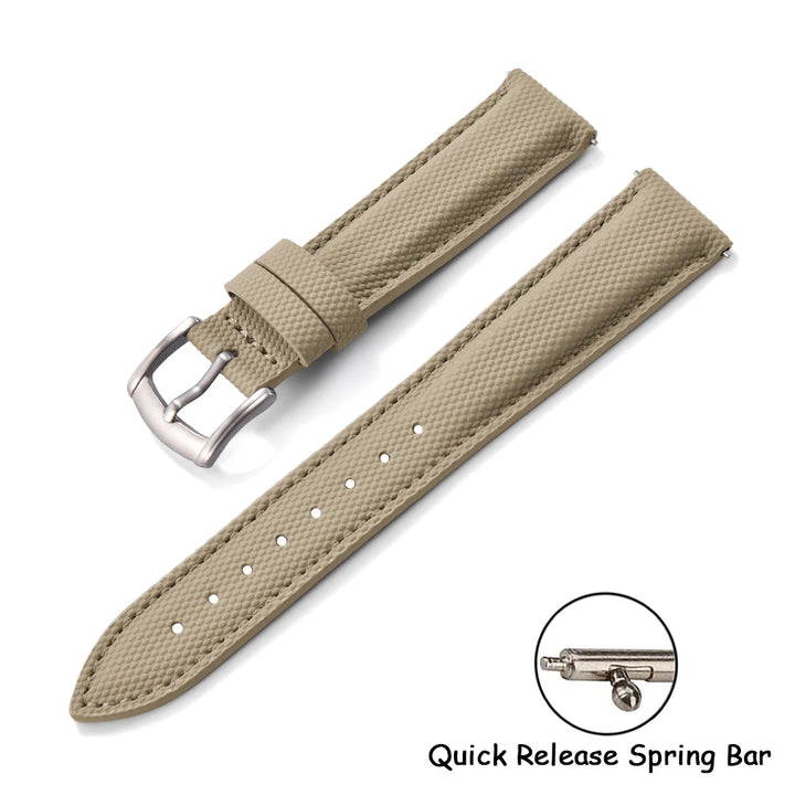Quality Sailcloth Watch Strap18/19/20/22mm Quick Release Leather Band Waterproof Sailcloth Bracelet for Omega Seiko Cartier Belt