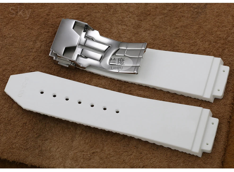Silicone Rubber Watch Strap for Hublot (26×19mm, 24×17mm)