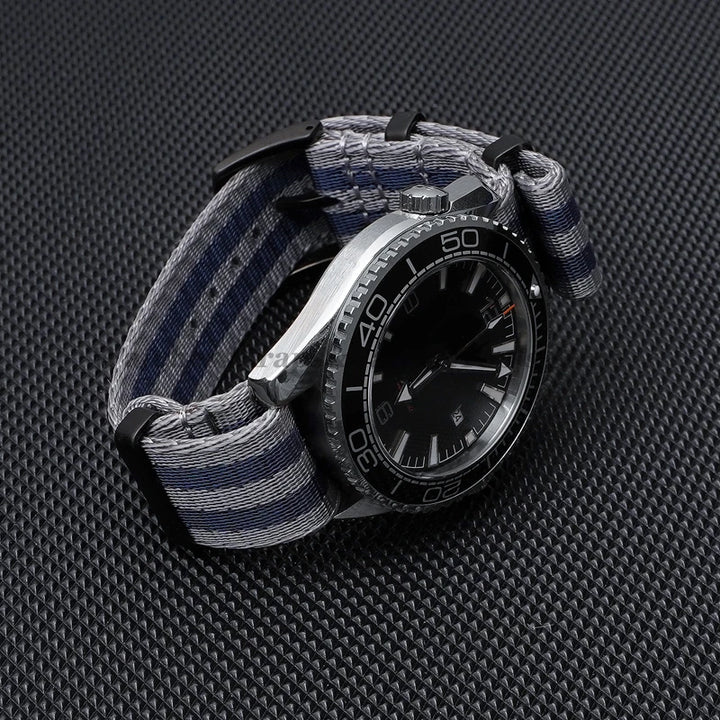 Nylon Watch Strap for Omega 007 for Seamaster 300 Canvas Watchband 18mm 20mm 22mm 24mm for Seiko Men Sport Bracelet Wrist Band