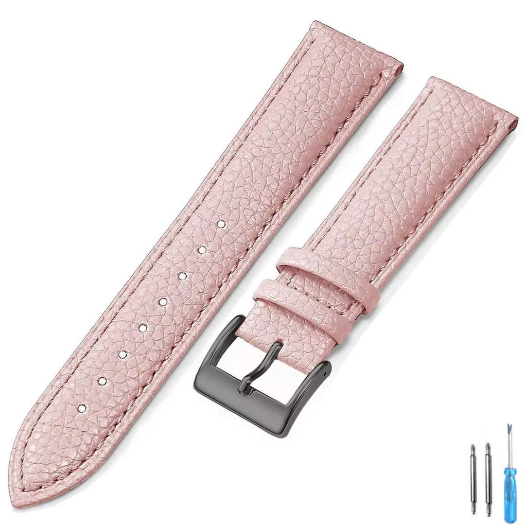 Genuine Leather Watch Band 18mm 20mm 22mm 24mm Watch Strap for Man Women High-quality Wrist Watchband + Tool