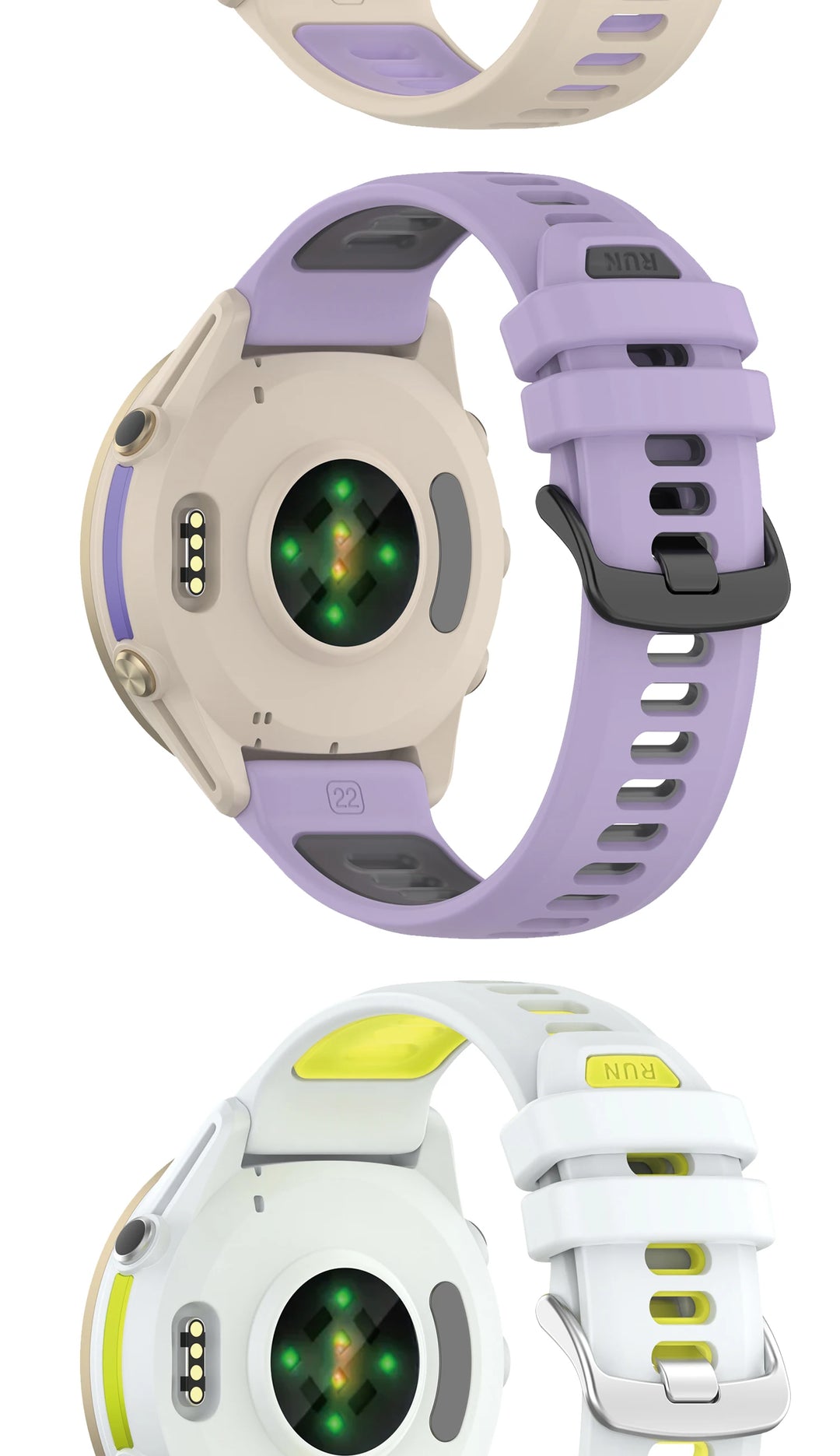 Sports Silicone Strap for Garmin Forerunner (22mm)