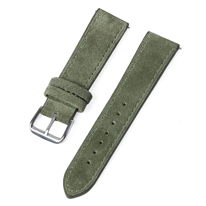 Suede Leather Watch Strap – 18–24mm for Seiko & Huawei GT Series