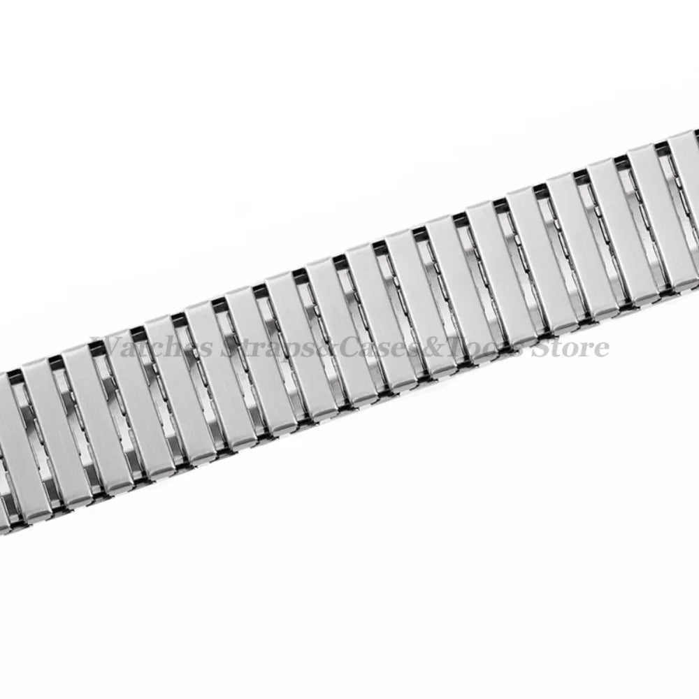 Elastic Metal Stretch Watch Band for Swatch – 17/20mm Stainless Steel