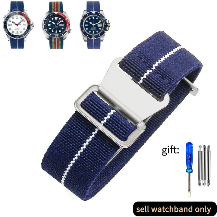French Army Nylon Watch Band 18–22mm
