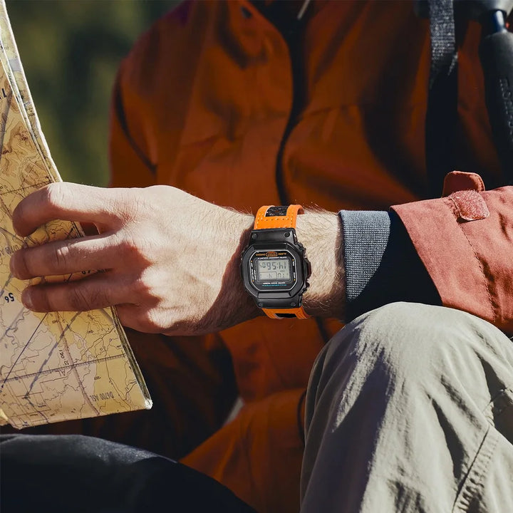 HEMSUT For G-Shock Watch Band Leather 16 18mm Fashion Trends Replace Straps Compotible With DW-5600  GW-6900  GW-M5610