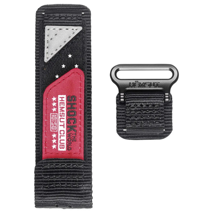 HEMSUT Nylon Military Smart Watch Strap – Quick Release 20/22/24mm for Men