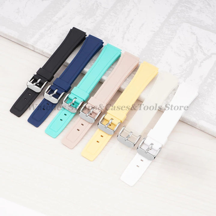 Strap for Casio F84/F91W 18mm Silicone Watchband for F105 F108 FA158 F168 AE1200 AE1300 Replacement Bracelet Men Women Thin Band