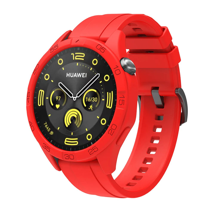 Silicone Strap & Protective Case for Huawei Watch GT4/GT5/GT6 – 46mm