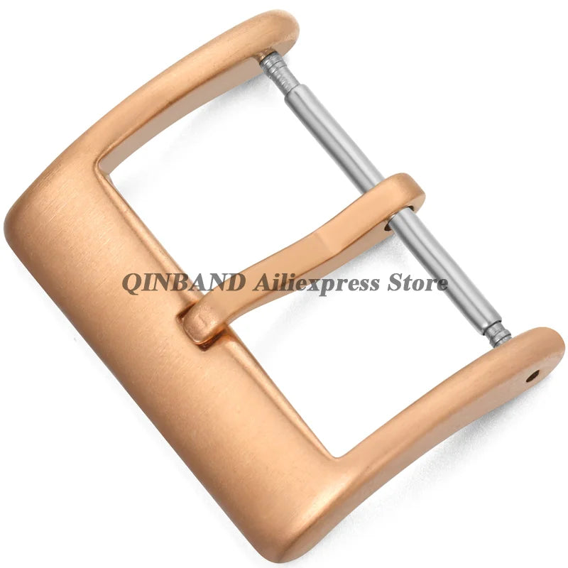 304L Stainless Steel Pin Watch Buckle 16–20mm (Matte/Polished,