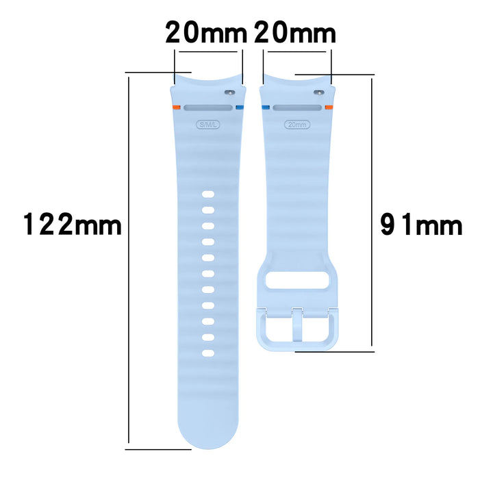 Silicone Watch Strap for Samsung Galaxy Watch – 40–47mm Sports Band