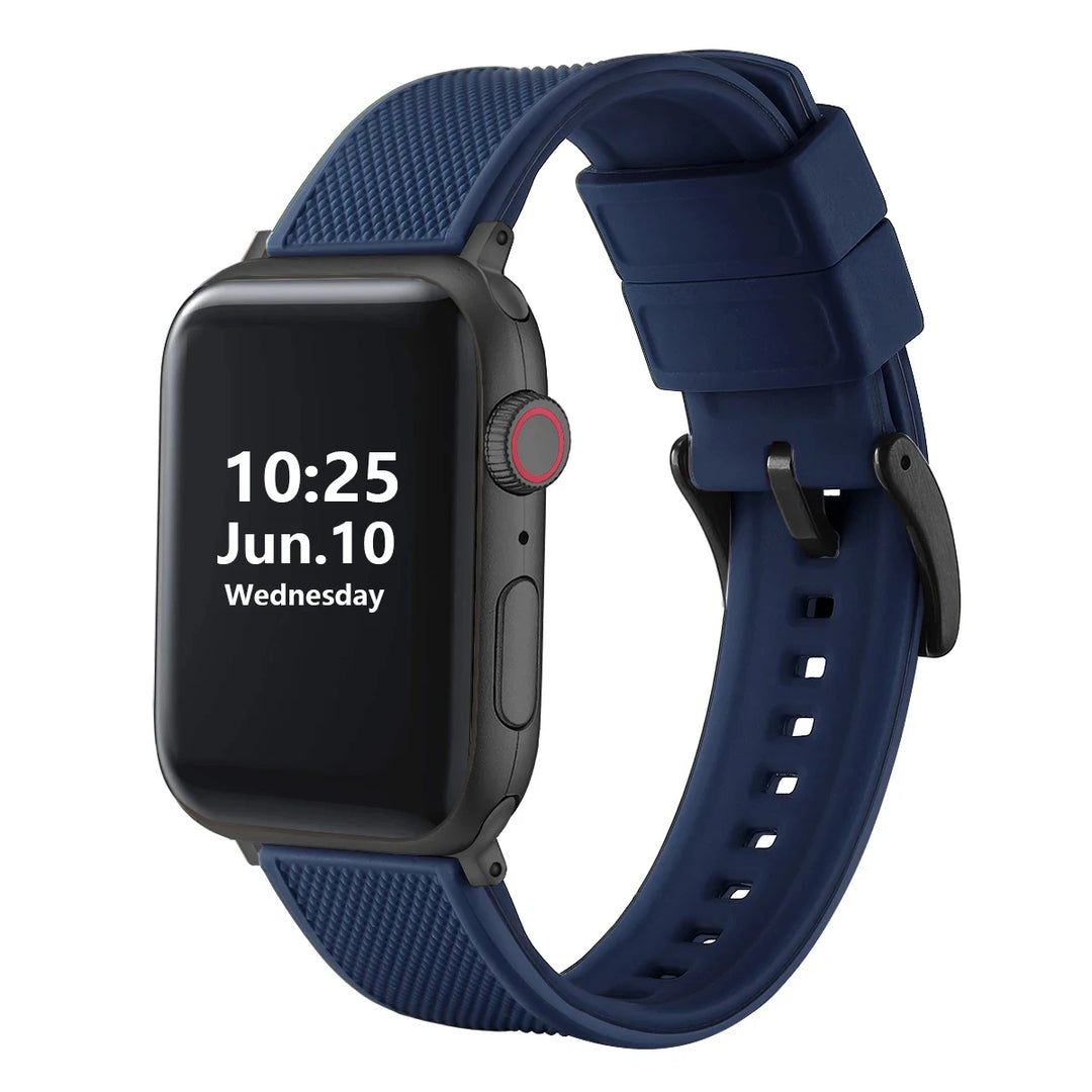 New Silicone Rubber Apple Watch Band 38–45mm