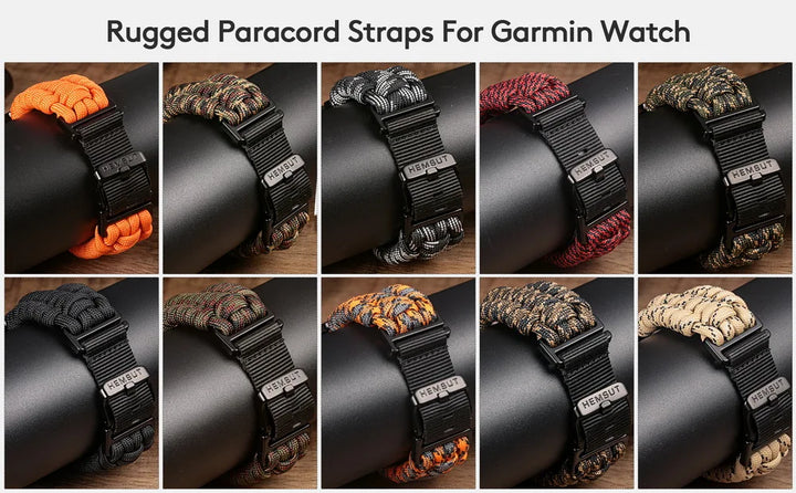 Garmin QuickFit Paracord Nylon Strap (22/26mm)