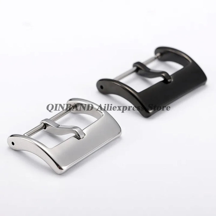 304L Stainless Steel Pin Watch Buckle 16–20mm (Matte/Polished,
