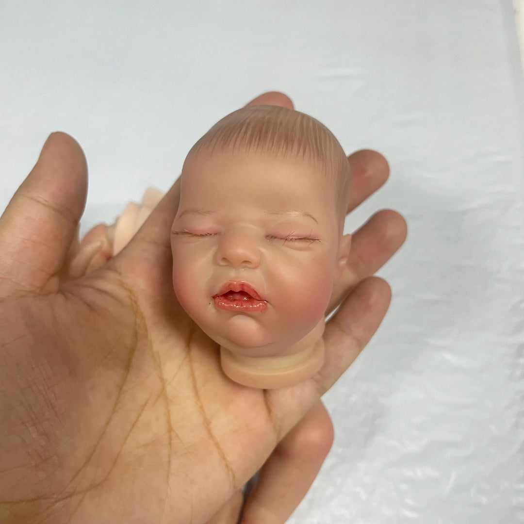 Mini 9″ Already Painted Reborn Doll Kit – Wee Patience, Cloth Body, 3D Painted Skin