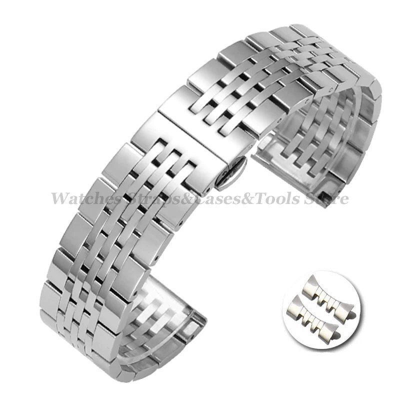 Solid Stainless Steel Wacth Strap for Tissot for Longines for Citizen for Seiko Watch Band 12/13/14/15/16/17/18/19/20/22/23/24mm