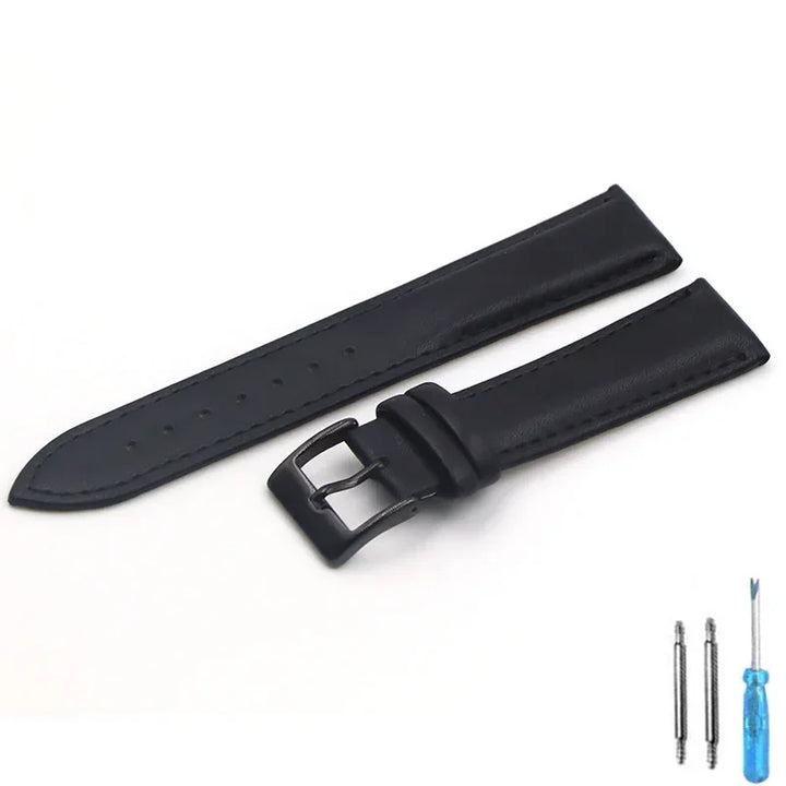 Calfskin Leather Watch Strap – 16–22mm Women’s Fashion Band