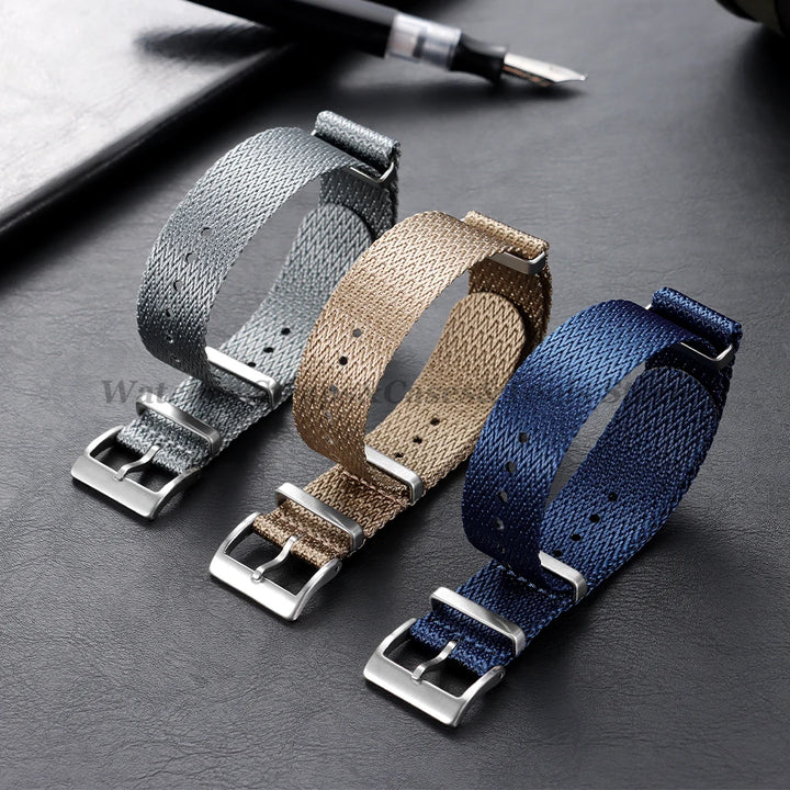 Nylon Military Watch Strap (18–22mm) – Unisex