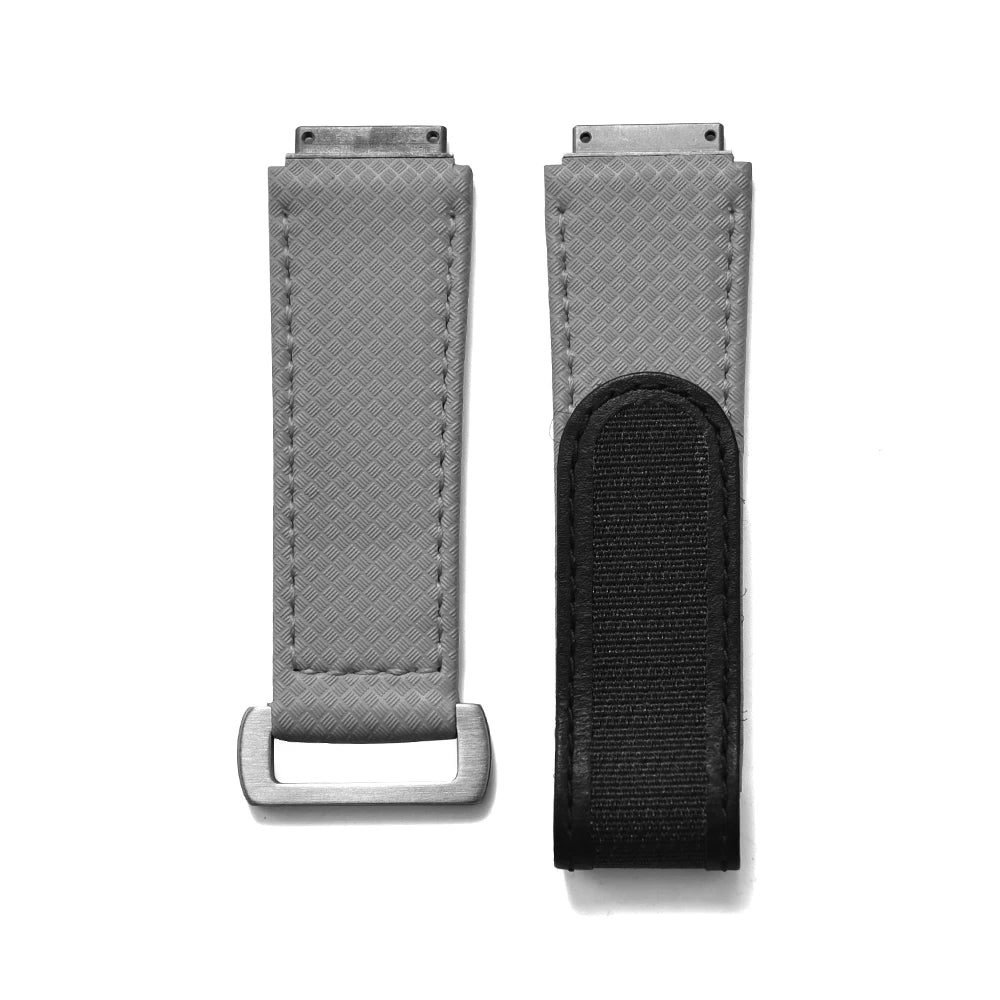 JUELONG For Richard Mille Elastic Nylon RM67 Model Fluorine Rubber Watch Band Men Ustomized FKM Sailcloth Rubber Strap Replace