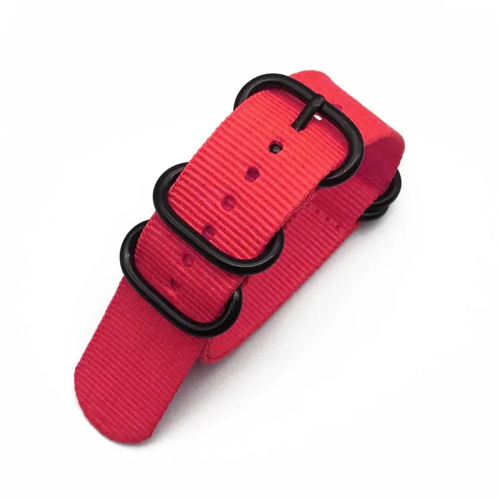 Heavy-Duty Nylon Watch Band 18–24mm