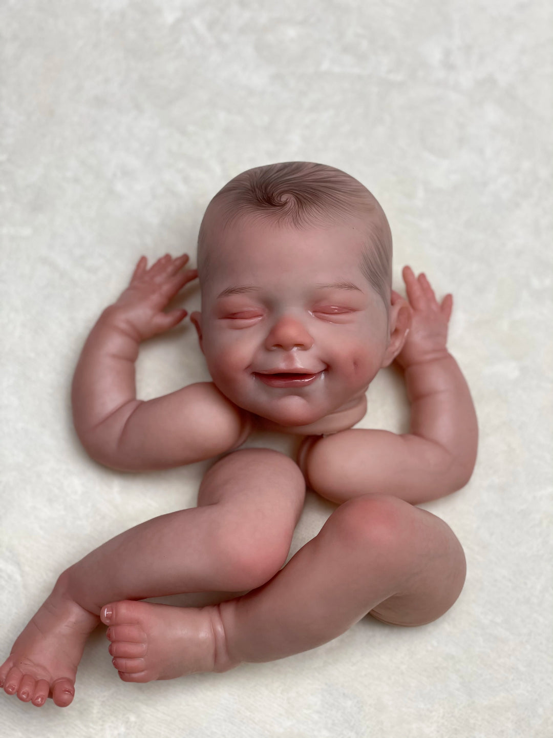 18″ April Smile Customizable Reborn Doll Kit – Semi‑Finished Painted Parts
