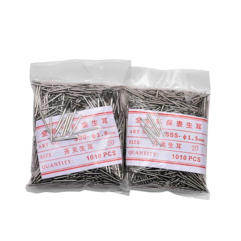 20pcs Stainless Steel Spring Bars – 12–24mm, Quick Release