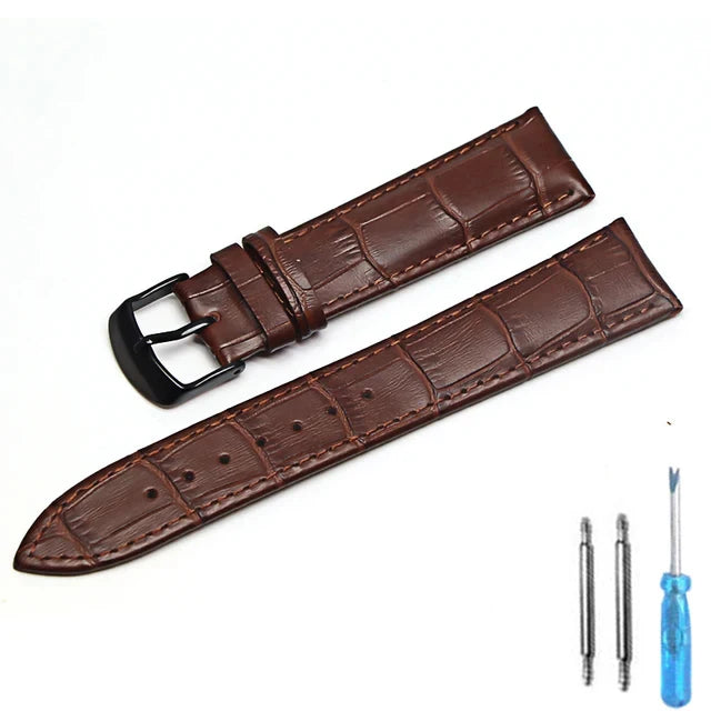 Watch Band Genuine Leather straps Watchbands 12mm 18mm 20mm 22mm watch accessories superior quality watch strap