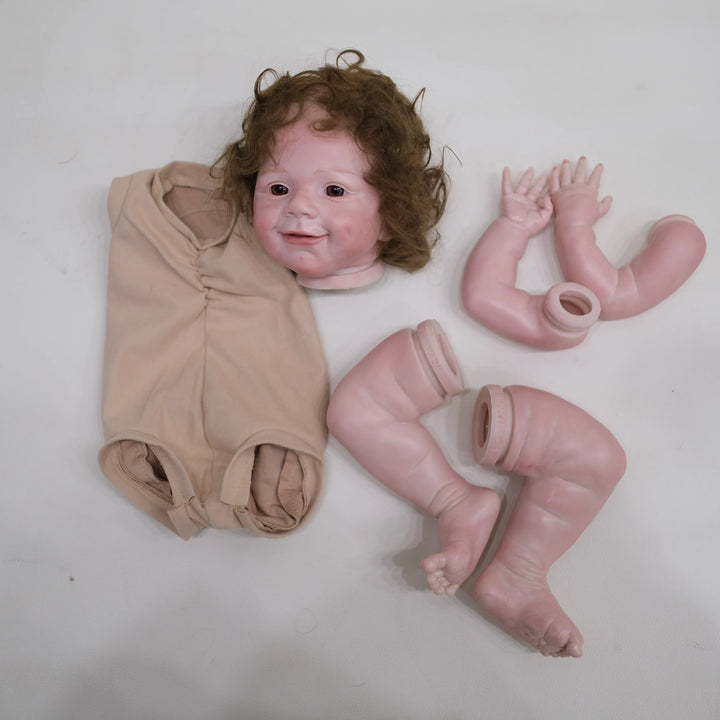 20″ April Awake Painted Reborn Doll Kit – Lifelike Soft Touch DIY Parts