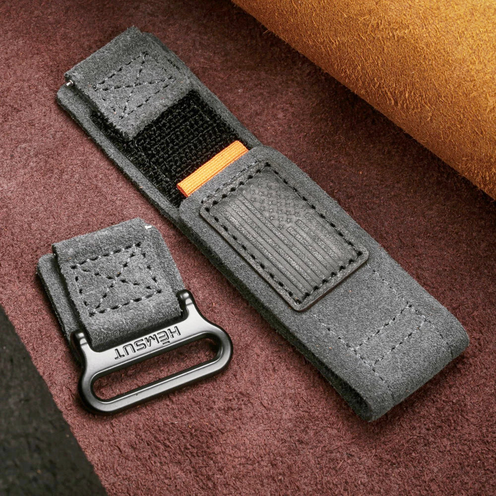 HEMSUT Suede Leather Strap for Huawei – Quick Release, 20/22mm
