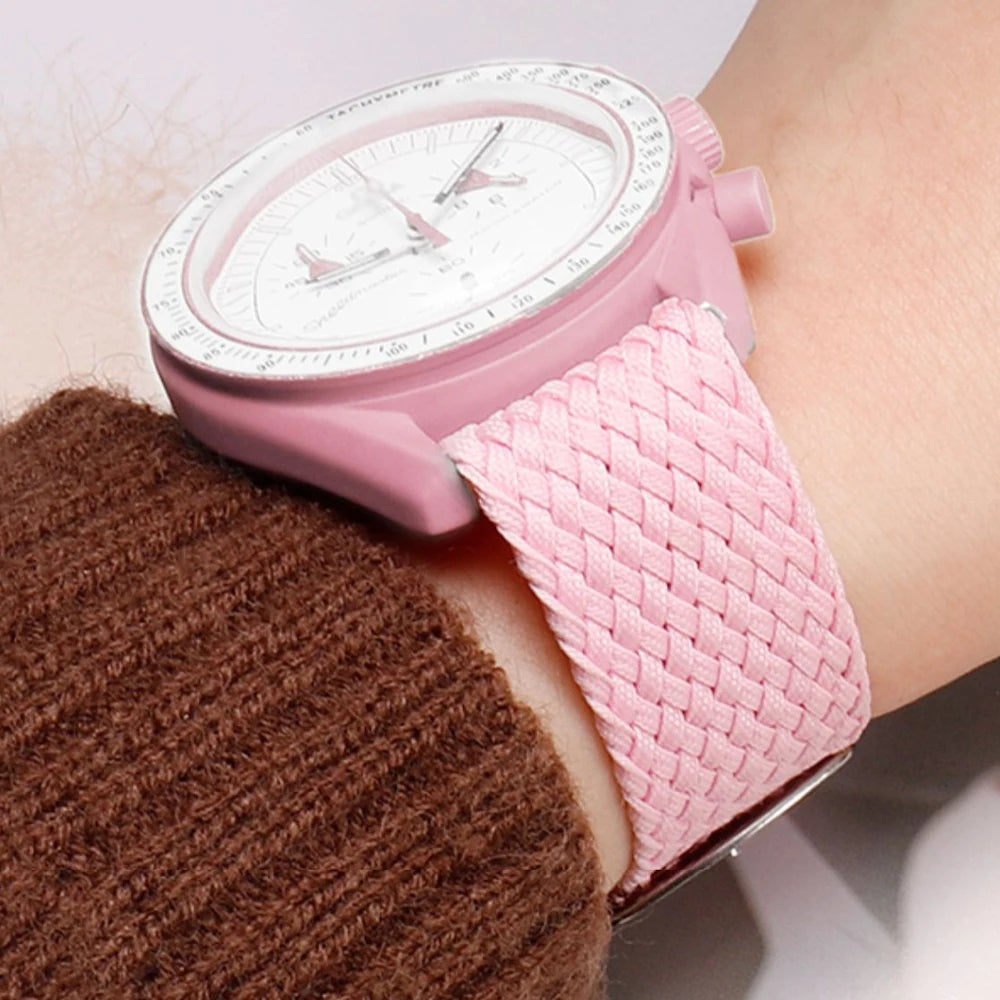 Perlon Woven Nylon Watch Strap (14–22mm)