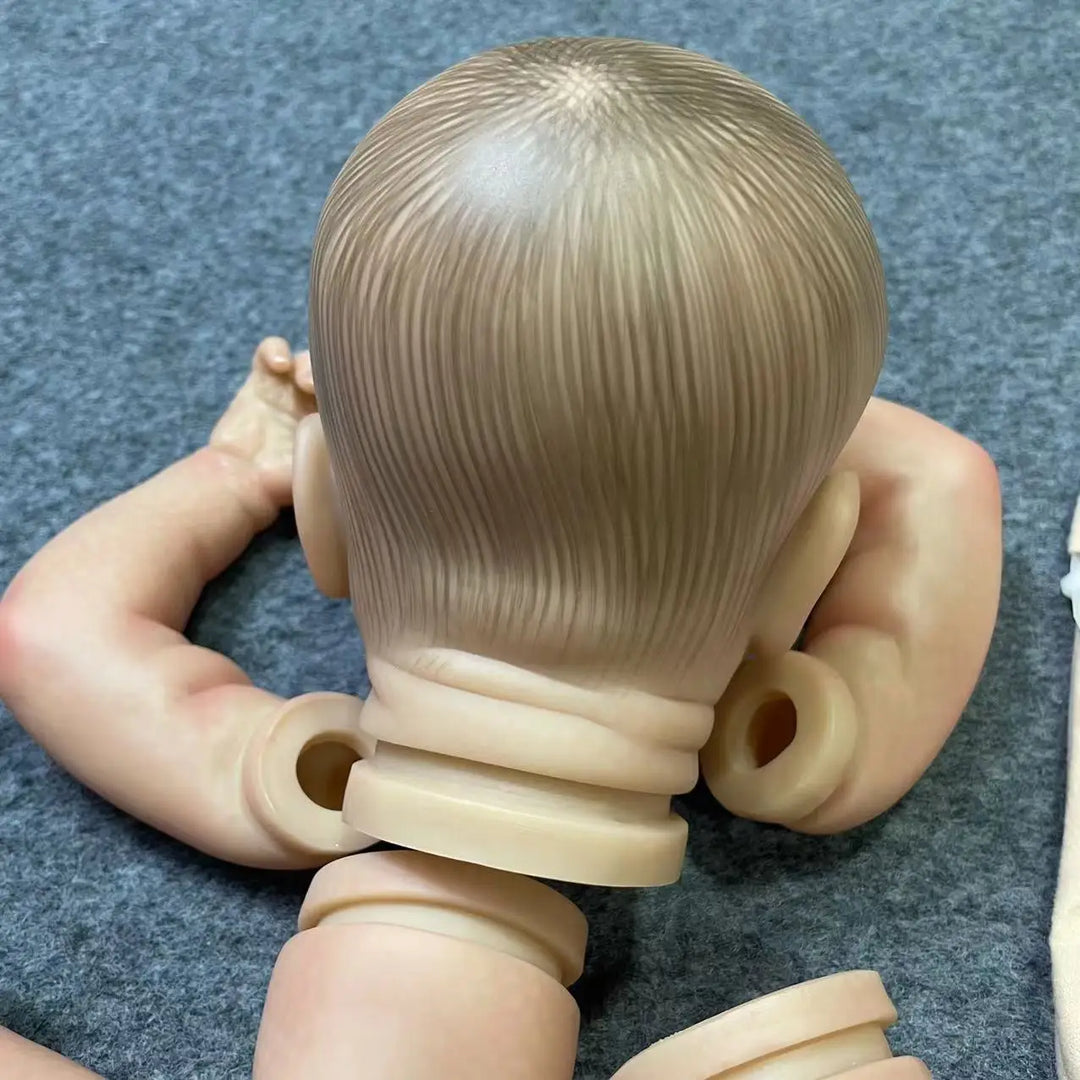 19″ Loulou Painted Reborn Doll Kit – Sleeping 3D Painted Unassembled Parts