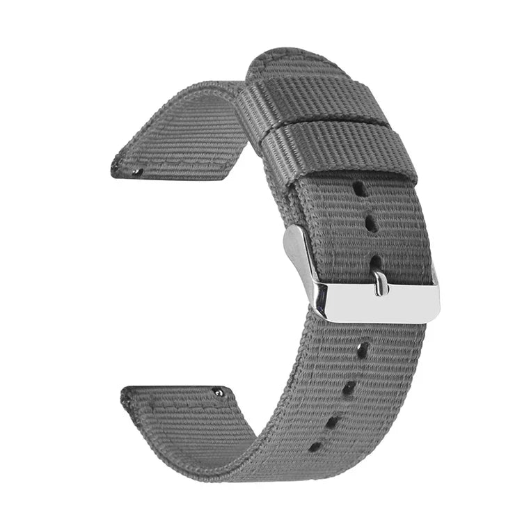 18mm 20mm 22mm 24mm Quick Release Watch Band Canvas Nylon Watch Strap for Garmin Fenix 5x Gps for Huawei Gt2 Wristband Bracelet