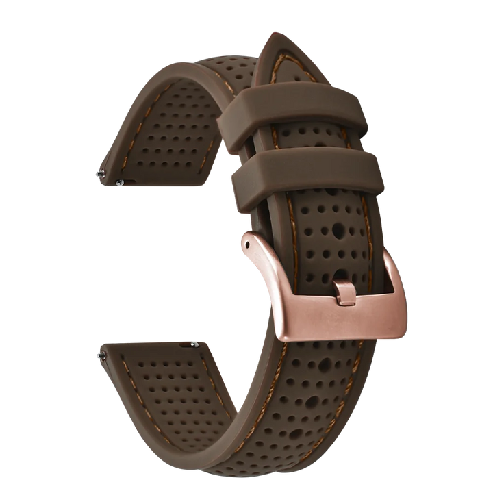 NATOBELT Soft Porous Rubber Watch Strap – Quick Release (18-22mm)