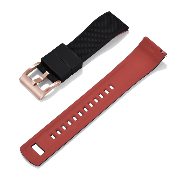 JUELONG Premium Silicone Watch Band 20mm Quick Release Rubber Strap Waterproof Men Women Replacement Watchband