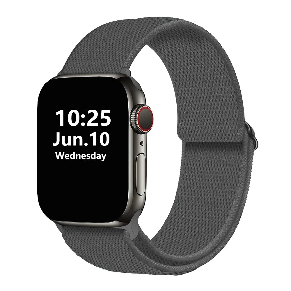 Stretchy Double-Layer Loop Apple Watch Band 38–45mm for Series 1–8