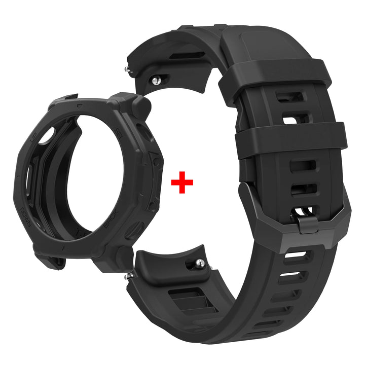 Silicone Strap & Protective Case for Amazfit T-Rex 3 Pro – 48mm Replacement Band