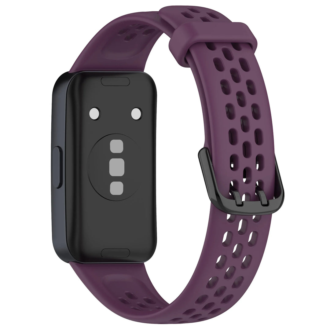 Breathable Silicone Watch Strap for Huawei Band 8/9/10