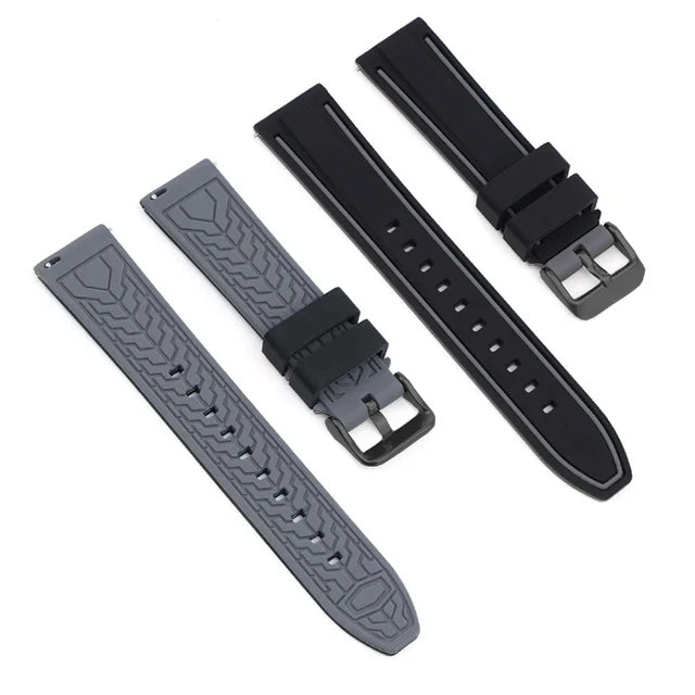 Premium Silicone Quick Release Watch Strap – 20/22/24mm